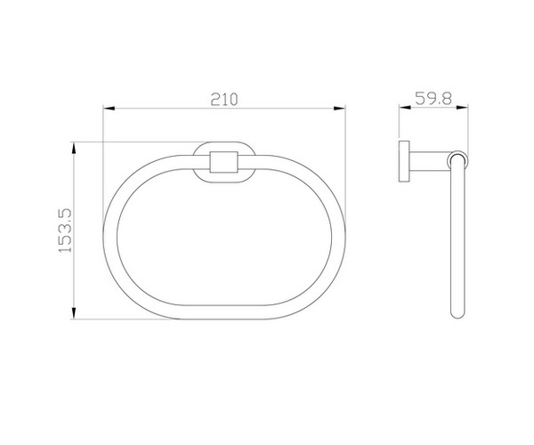 полотенцедержатель WONZON & WOGHAND FIRST